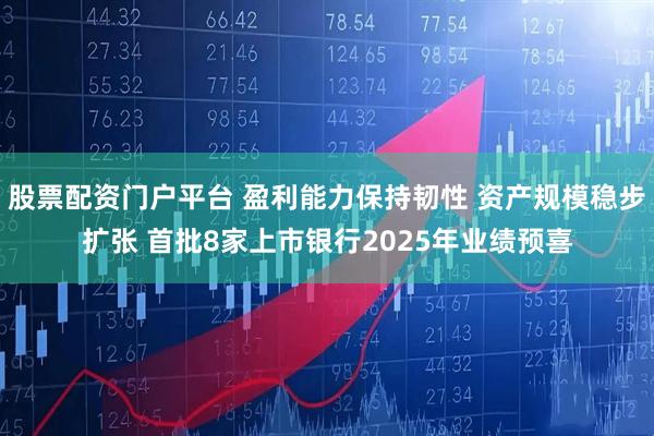 股票配资门户平台 盈利能力保持韧性 资产规模稳步扩张 首批8家上市银行2025年业绩预喜