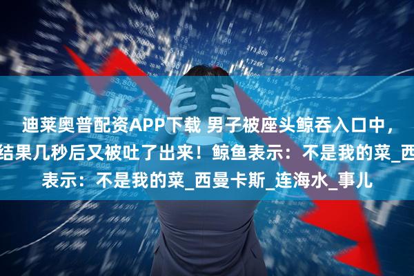 迪莱奥普配资APP下载 男子被座头鲸吞入口中，他以为自己要死了，结果几秒后又被吐了出来！鲸鱼表示：不是我的菜_西曼卡斯_连海水_事儿